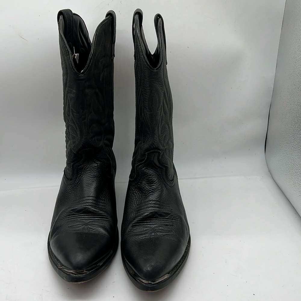 Masterson Cowboy Boots Mens Black Western Boots Cowboy Boots Mens Size 10.5 EW